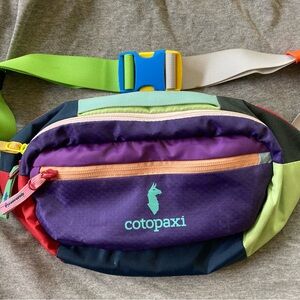 Cotopaxi Colorful Hip Pack with Purple and Green
